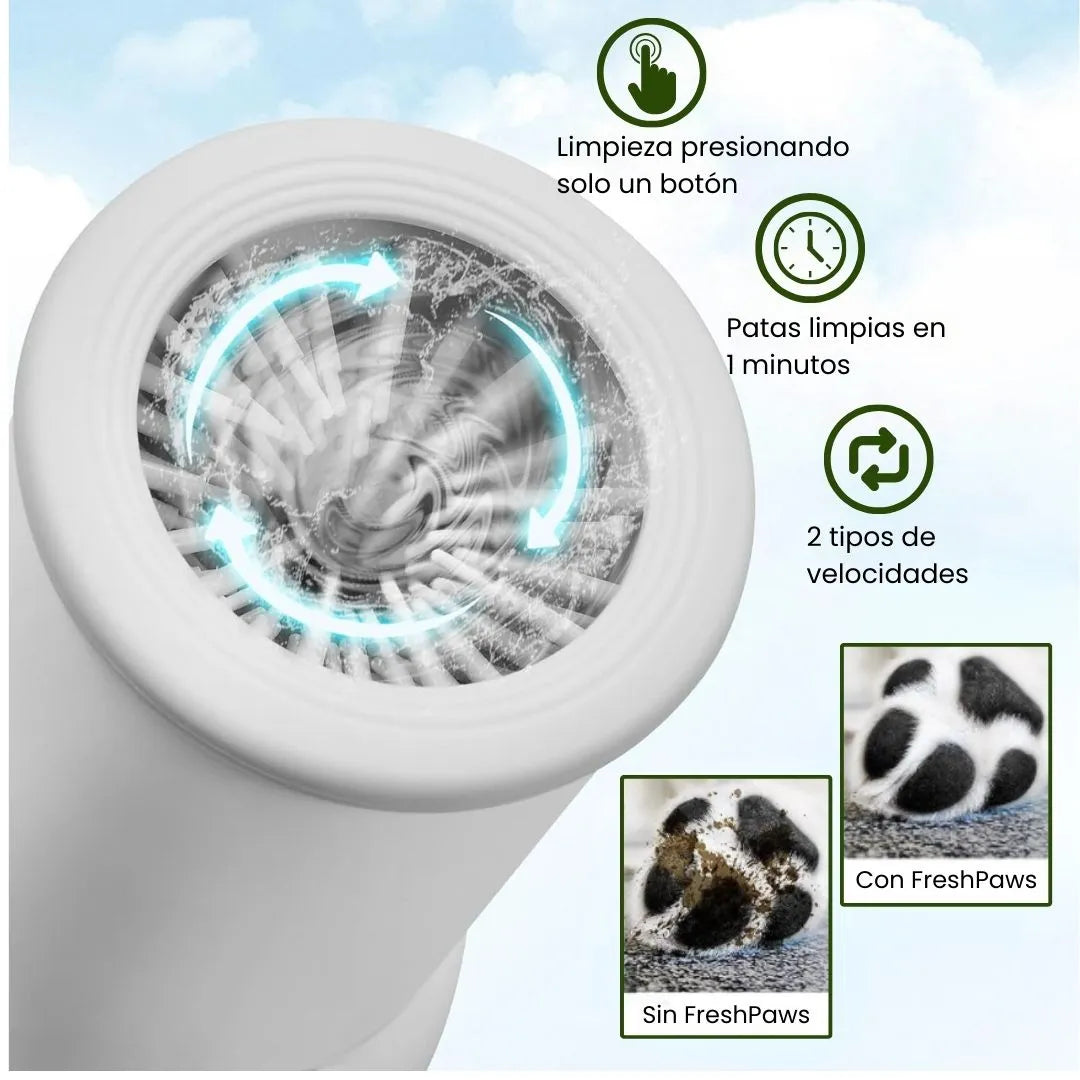FreshPaws™ - Máquina Eléctrica para Limpiar Patas