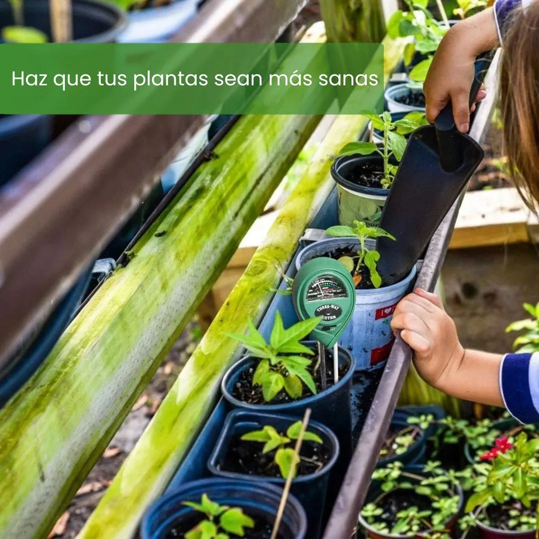 PlantGuard™ - Medidor de Plantas 3 en 1